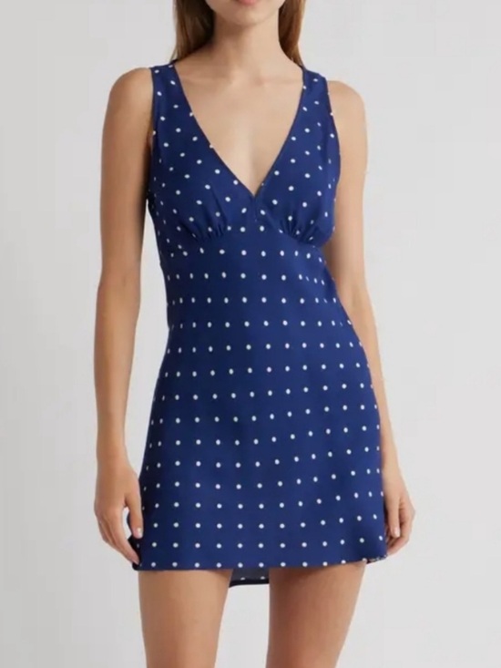 Reformation Dresses & Skirts - Reformation Calix Mini Dress Navy